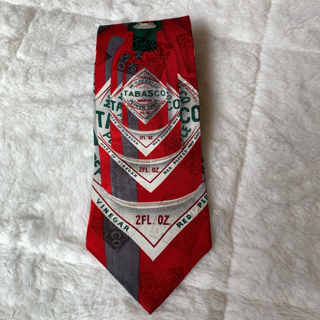 Tabasco Mens Tie Fathers Day Gift